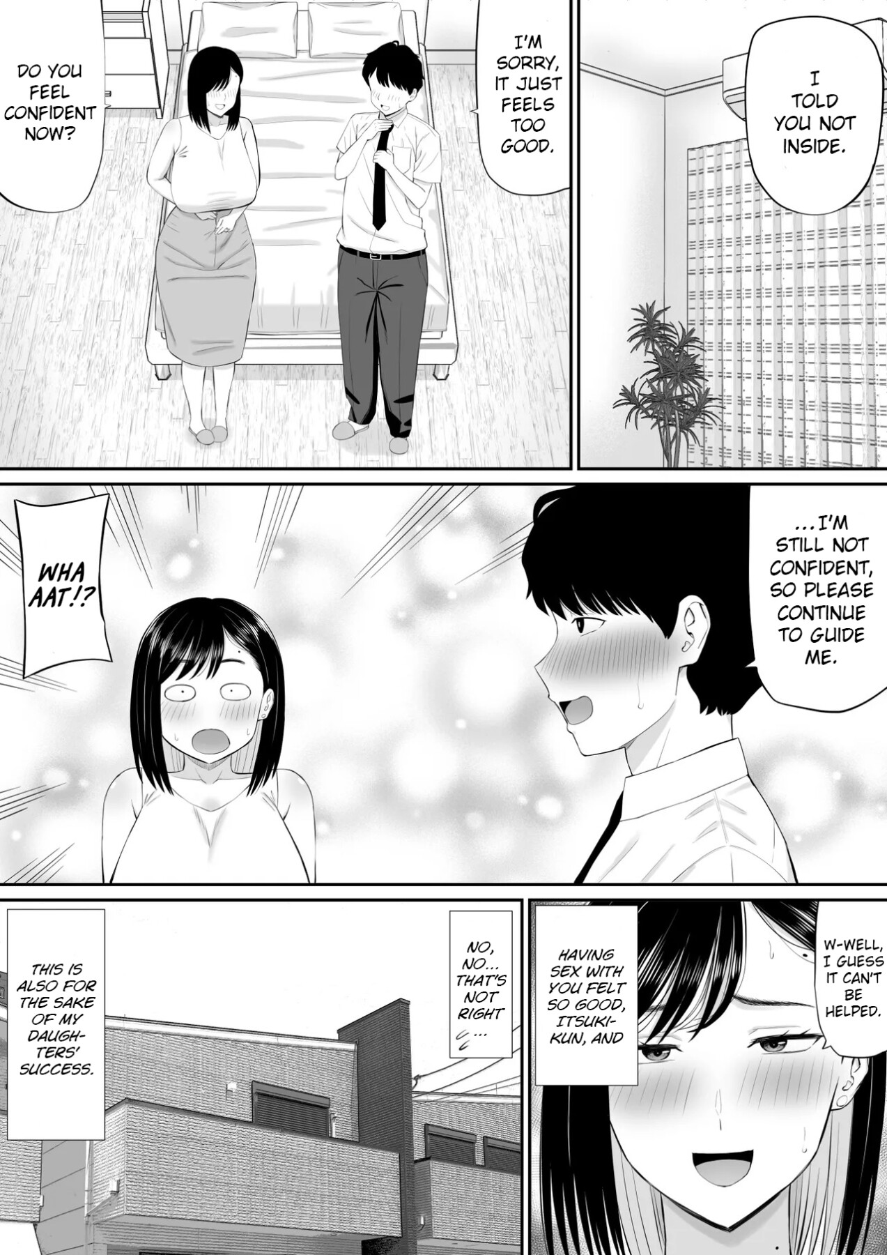 Hentai Manga Comic-Caring mother lends a hand at the request of her daughter's boyfriend-Read-48